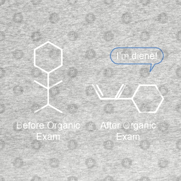 Before and after organic exam. I&#39;m diene! by labstud